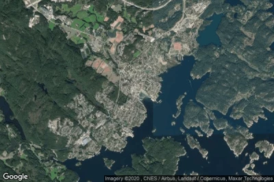 Vue aérienne de Lillesand