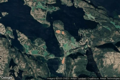 Vue aérienne de Lauvsnes