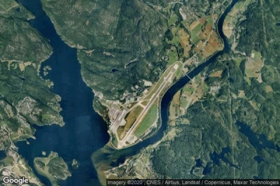 Vue aérienne de Kjevik