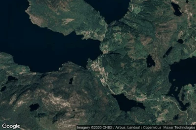 Vue aérienne de Hyllestad