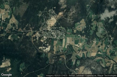 Vue aérienne de Folldal