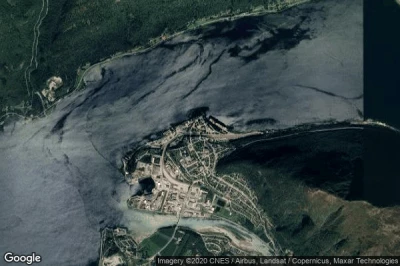 Vue aérienne de Andalsnes