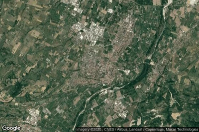Vue aérienne de Vignola