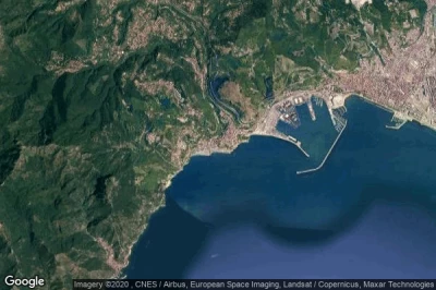 Vue aérienne de Vietri sul Mare