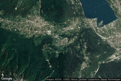 Vue aérienne de Vattaro
