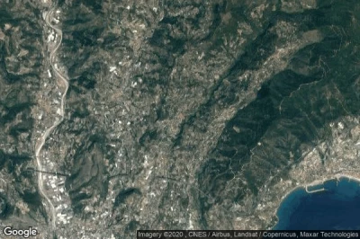 Vue aérienne de Vallebona