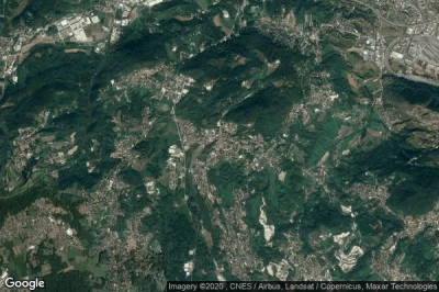 Vue aérienne de Uggiate