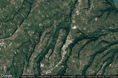 Vue aérienne de Treglio