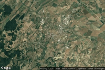 Vue aérienne de Torrita di Siena