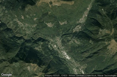 Vue aérienne de Taceno