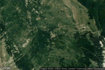 Vue aérienne de SantEufemia a Maiella