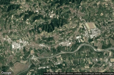 Vue aérienne de Santa Vittoria dAlba