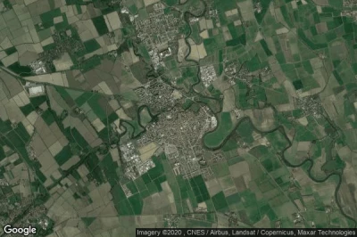 Vue aérienne de SantAngelo Lodigiano