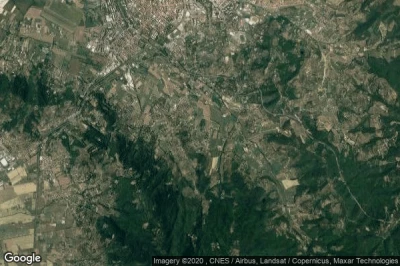 Vue aérienne de Santa Firmina