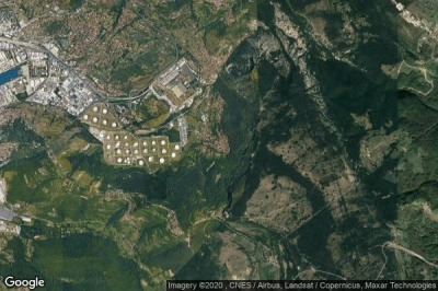 Vue aérienne de San Dorligo della Valle