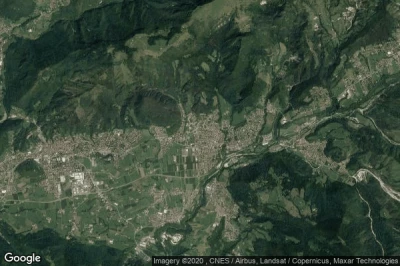 Vue aérienne de Rovetta