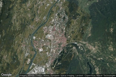 Vue aérienne de Rovereto