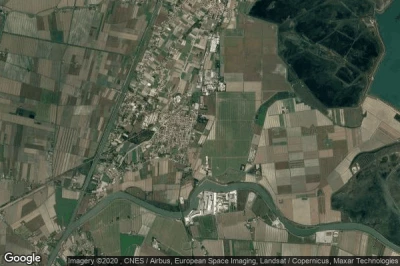 Vue aérienne de Rosolina