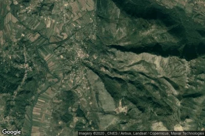 Vue aérienne de Rocca dEvandro