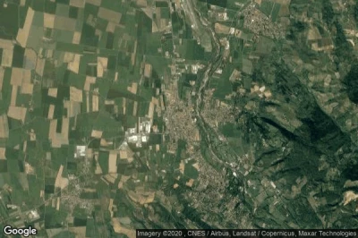 Vue aérienne de Rivanazzano