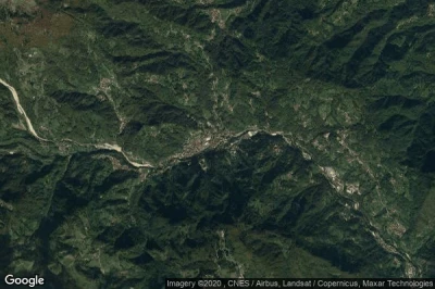 Vue aérienne de Recoaro Terme