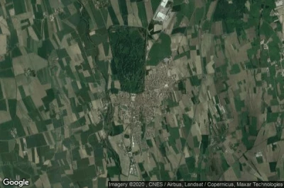 Vue aérienne de Racconigi