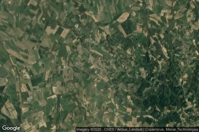 Vue aérienne de Pralormo