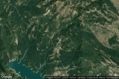 Vue aérienne de Petrella Salto