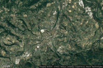 Vue aérienne de Ovada