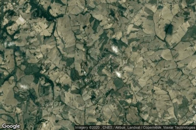 Vue aérienne de Orciano di Pesaro