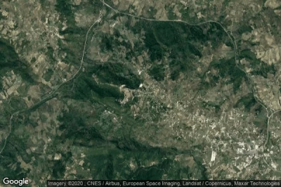 Vue aérienne de Oratino