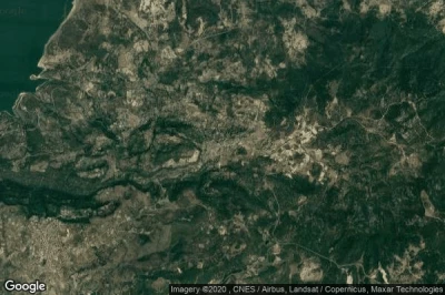 Vue aérienne de Nughedu Santa Vittoria