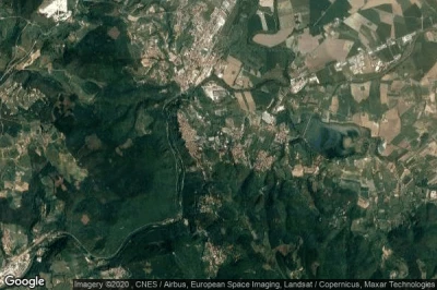 Vue aérienne de Narni