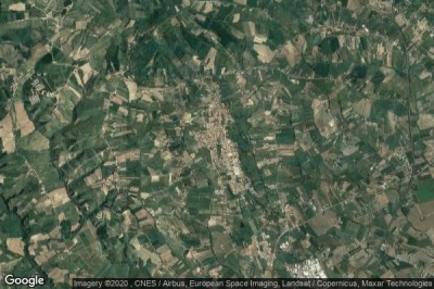 Vue aérienne de Mosciano SantAngelo