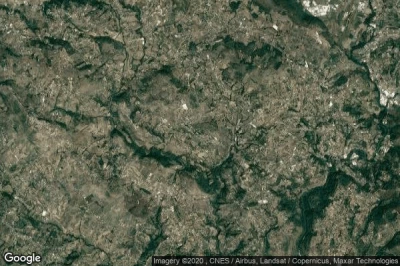 Vue aérienne de Monte San Giovanni Campano