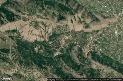 Vue aérienne de Monte San Giacomo