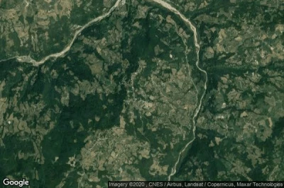 Vue aérienne de Montefiorino