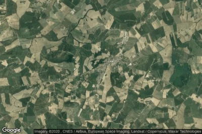 Vue aérienne de Montefano