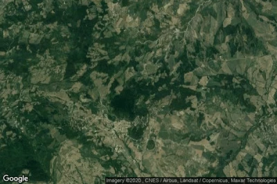 Vue aérienne de Monte Copiolo