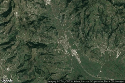 Vue aérienne de Montecchia di Crosara