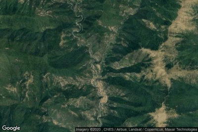 Vue aérienne de Montalto Ligure