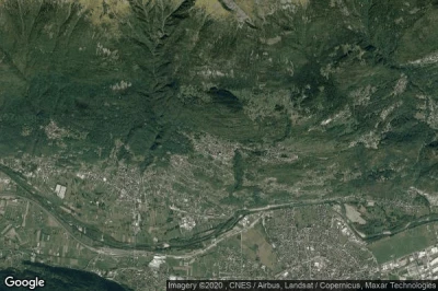 Vue aérienne de Mello