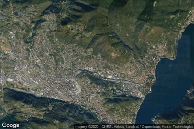 Vue aérienne de Maslianico
