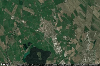 Vue aérienne de Marmirolo