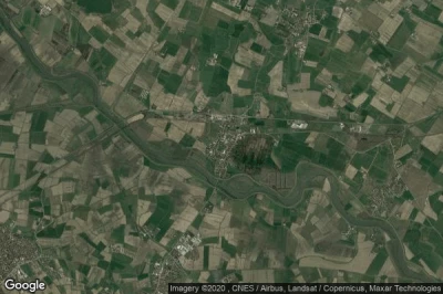 Vue aérienne de Marcaria