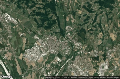 Vue aérienne de Manzano