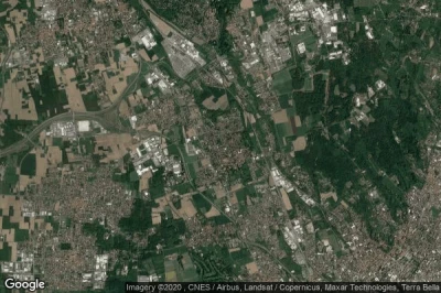 Vue aérienne de Lentate sul Seveso