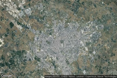 Vue aérienne de Lecce