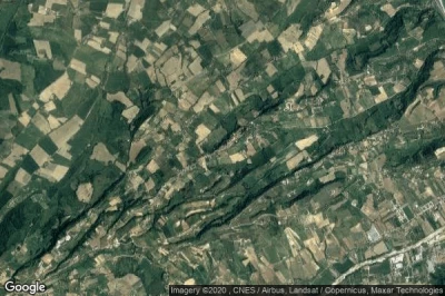 Vue aérienne de Lapedona