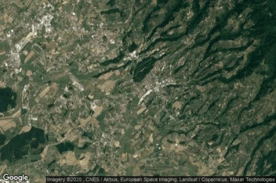 Vue aérienne de Lamporecchio
